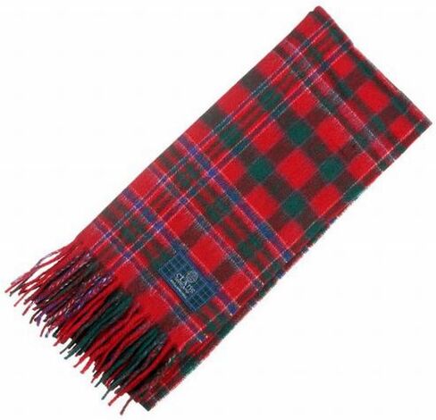 Stewart Muted Blue Tartan Scarf - Scottish Wool Clan Scarves in Saudi Arabia