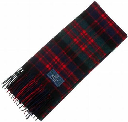 Stewart Muted Blue Tartan Scarf - Scottish Wool Clan Scarves in Saudi Arabia