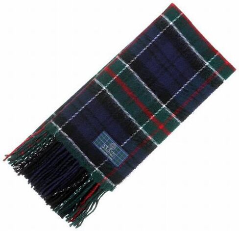 Stewart Muted Blue Tartan Scarf - Scottish Wool Clan Scarves in Saudi Arabia