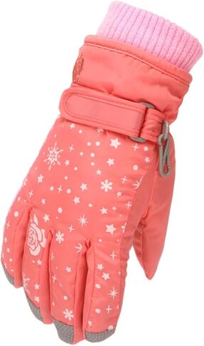 Ski Gloves for Kids Waterproof Snow Winter Mittens Boys Girls Warm Snowboard Sport Mittens in Cold Weather in Saudi Arabia