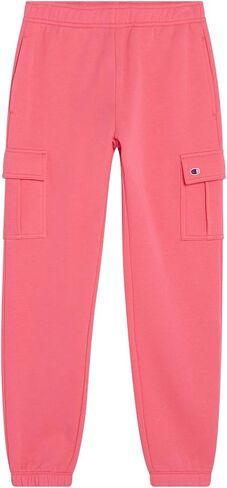 بنطلون رياضي من Champion Girls Jogger Pants مصنوع من الصوف مع خصر مرن وأساور مضلعة وجيوب جانبية (عبوتان وفردية) in Kuwait