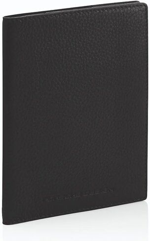 Bric's Porsche RFID Blocking Leather Passport Wallet, Slim Family Travel Organizer for 6, Designer Zipper Passport Holder with Card Slots, Luxury Travel Document Organizer in Saudi Arabia