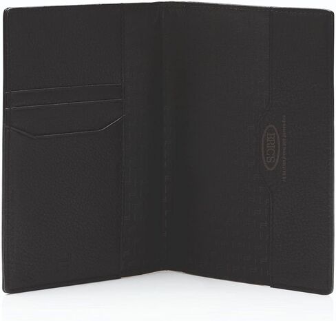 Bric's Porsche RFID Blocking Leather Passport Wallet, Slim Family Travel Organizer for 6, Designer Zipper Passport Holder with Card Slots, Luxury Travel Document Organizer in Saudi Arabia