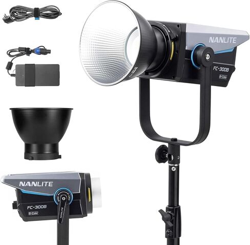 Nanlite FC-60B Bicolor LED Photo and Light 78W 2700K-6500K LCD Display Bluetooth App Control 2.4G DMX/RDM 12 Built-in Effects Photography Lighting for Video Recording Streaming Portrait Outdoor in Saudi Arabia