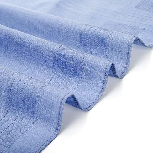 12PCS Blue Men’s Handkerchief 15.7x15.7 Inch Classic Pocket Square Handkerchiefs Set in Saudi Arabia