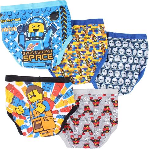 Handcraft Boys 2-7 Lego Movie 5 Pack Brief in Saudi Arabia