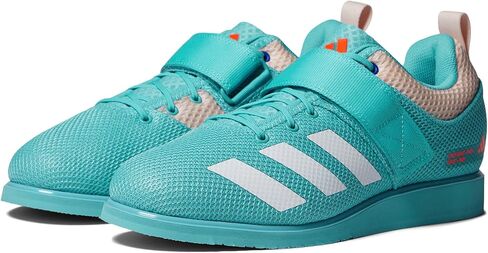 Adidas Powerlift 5 Preloved أزرق/أبيض/أحمر شمسي للرجال 11، للنساء 12 متوسط in Kuwait