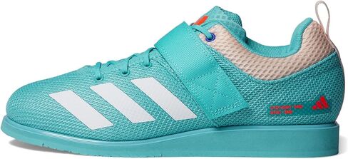 Adidas Powerlift 5 Preloved أزرق/أبيض/أحمر شمسي للرجال 11، للنساء 12 متوسط in Kuwait