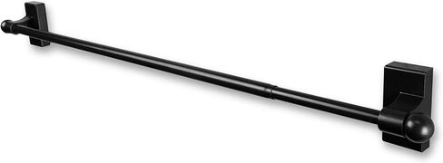 Rod Desyne Self-Adhesive or Wall Mounted Rod, 17-30 inch, White in Kuwait