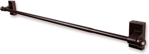 Rod Desyne Self-Adhesive or Wall Mounted Rod, 17-30 inch, White in Kuwait