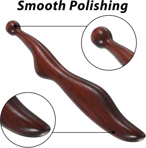 قلم تدليك خشبي بنقاط الوخز، أداة تدليك نقاط الوخز للقدم مع مقبض مريح، أداة عصا الضغط الإبري الخشبية التقليدية للجسم واليد والقدم in Kuwait