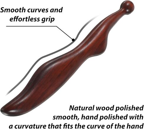 قلم تدليك خشبي بنقاط الوخز، أداة تدليك نقاط الوخز للقدم مع مقبض مريح، أداة عصا الضغط الإبري الخشبية التقليدية للجسم واليد والقدم in Kuwait