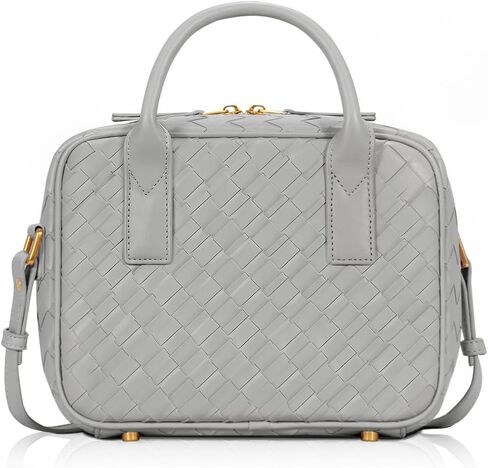 Woven Bag for Women, Top Handle Satchel Handbag Crossbody Bag PU Leather Shoulder Bag Woven Purses for Women in Saudi Arabia