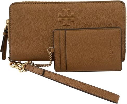 Tory Burch Womens146471 Pebble Leather Thea zip حول محفظة Continental مع علبة بطاقة الهوية ، (أسود) in Saudi Arabia