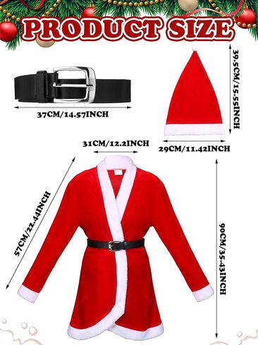 Shihanee 5 Pcs Christmas Green Big Monster Santa Costume for Women Deluxe Furry Adult Santa Suit Xmas Holiday Outfit Include Christmas Costume Green Fuzzy Faux Fur Hand Gloves, Leg Warmers in Saudi Arabia