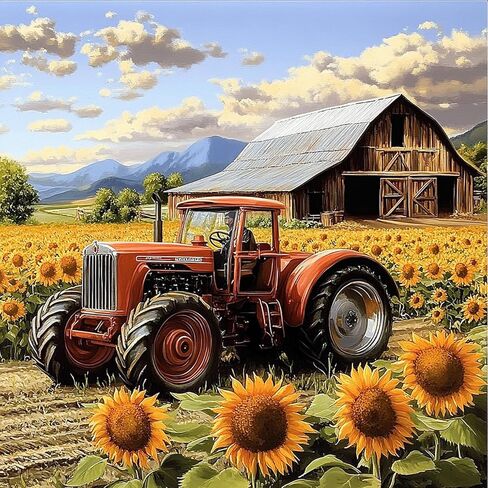 MEIYUDA Gnome 5D Diamond Painting Kits for Beginners, DIY Cute Gnome Round Diamond Art Kits for Adults, Flowers Full Drill Diamond Dots Painting Gem Art for Craft Home Wall Decor 12x12in in Kuwait