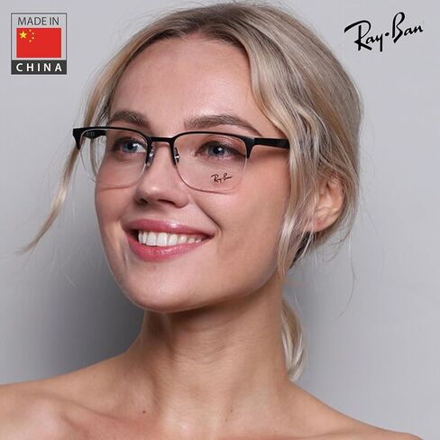 نظارة Ray-Ban RB6428 معدنية مربعة الشكل مع مجموعة النظارات الرسمية in Kuwait