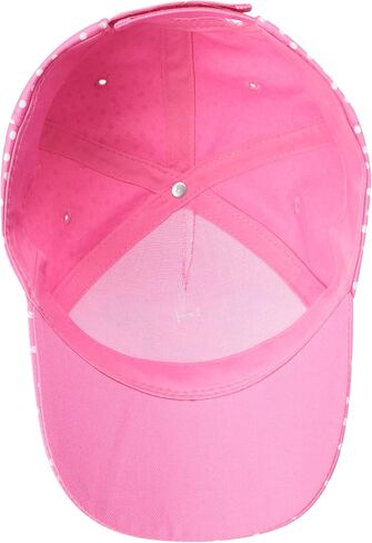 Disney Girls' Minnie Mouse Baseball Cap - 3D Bow Curved Brim Strap Back Hat (4-7), Size 4-7 Years, Minnie Mouse All Polka Dot in Saudi Arabia