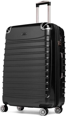 Gabbiano Vintage 3-Piece Luggage PC Hard Shell Set – Expandable Polycarbonate Luggage Set with Spinner Wheels, TSA Lock, Hardside Vintage Luggage Sets (Green, 3-Piece set) in Saudi Arabia