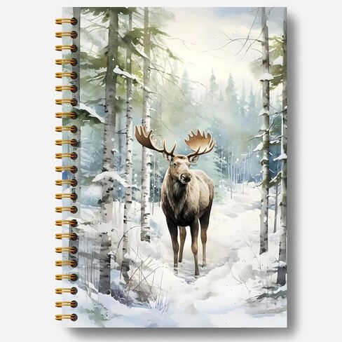 Christmas Notebook, Farmhouse Christmas Owl Journal, Owl Gifts, Christmas Office Gifts for Coworkers, Christmas Composition Notebook, Christmas Spiral Notebook 5.5x8.3 Inch in Kuwait