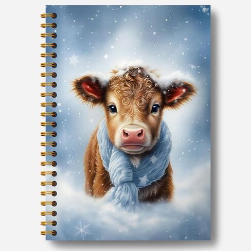 Christmas Notebook, Farmhouse Christmas Owl Journal, Owl Gifts, Christmas Office Gifts for Coworkers, Christmas Composition Notebook, Christmas Spiral Notebook 5.5x8.3 Inch in Kuwait