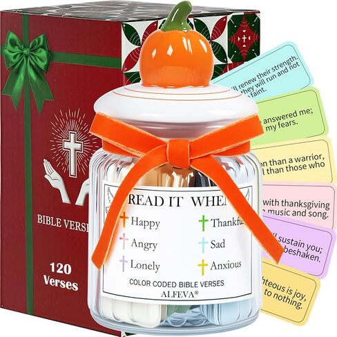 Read Me When Bible Verse Jar for Daily Encouragement, Christian, Birthday & Christmas Gifts for Women,Religious Graduation Gift For Her, Gift For Mom in Saudi Arabia