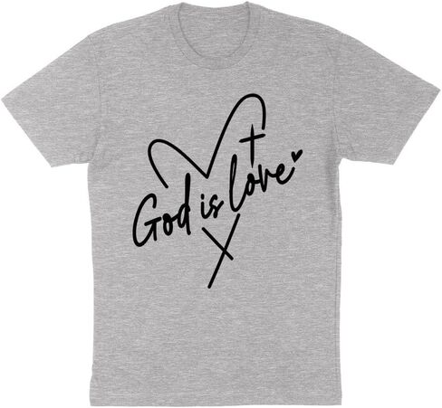 Heart God is Love Shirt Unisex in Saudi Arabia