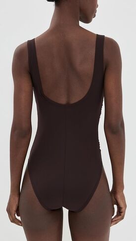 Karla Colletto Women's Tess V Neck Silent Underwire Tank One Piece in Saudi Arabia