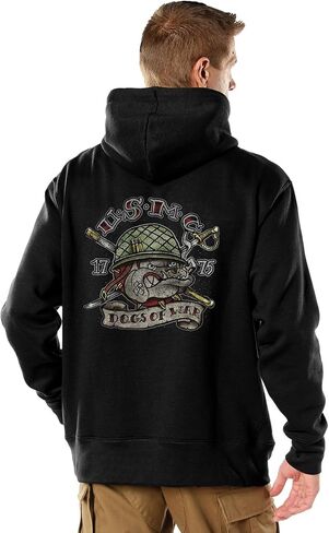 Rothco USMC Dogs of War Hoodie – Printed United States Marine Corps Graphic Hooded Sweatshirt in Saudi Arabia