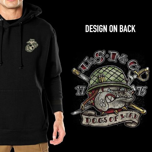 Rothco USMC Dogs of War Hoodie – Printed United States Marine Corps Graphic Hooded Sweatshirt in Saudi Arabia