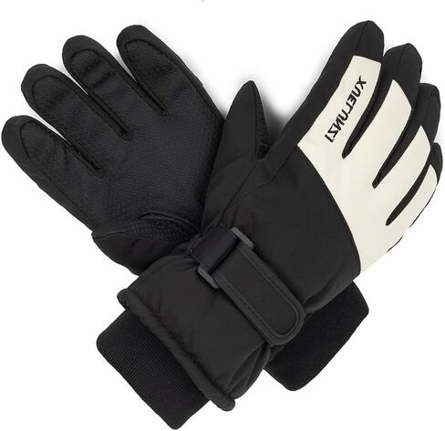 Kids Winter Thermal-Warm Windproof Ski-Gloves Outdoor Snowboarding Gloves for 6-12 T in Saudi Arabia