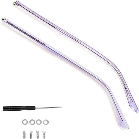 Glasses Replacement Temple, Eyeglass Arms Legs, Glasses Repair Kit Eyeglasses Replacement with Screws,Screwdriver in Saudi Arabia