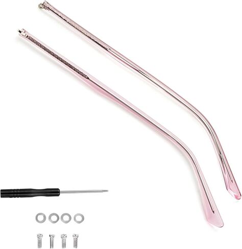 Glasses Replacement Temple, Eyeglass Arms Legs, Glasses Repair Kit Eyeglasses Replacement with Screws,Screwdriver in Saudi Arabia