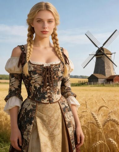 Women's Sexy Gothic-Bustier-Corset Tops - Renaissance-Vintage Floral Lace-Up-Boned Shapewear Overbust Corsets Top in Saudi Arabia