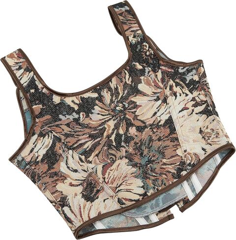 Women's Sexy Gothic-Bustier-Corset Tops - Renaissance-Vintage Floral Lace-Up-Boned Shapewear Overbust Corsets Top in Saudi Arabia