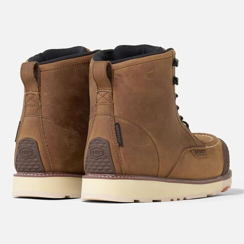 BRUNT Marin BRUNT Toe (Comp Toe) - Brown - 6" Waterproof Reinforced Wedge Work Boot - EH Rated - Slip + Oil Resistant - Adjustable Width System in Saudi Arabia
