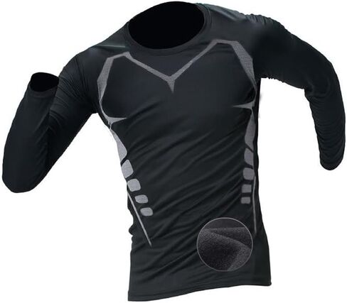 Men’s Thermal Compression Shirts Pack – Fleece Lined Long Sleeve Base Layer for Winter Running & Cold Weather Sports in Saudi Arabia