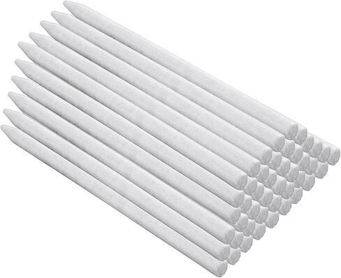 200Pcs Soapstone Pencils Welding, White Flat Soap Stone Pen Refills, Natural Soap Stones Chalk for for Welders Textile Removable Markings on Steel Cast Iron in Kuwait