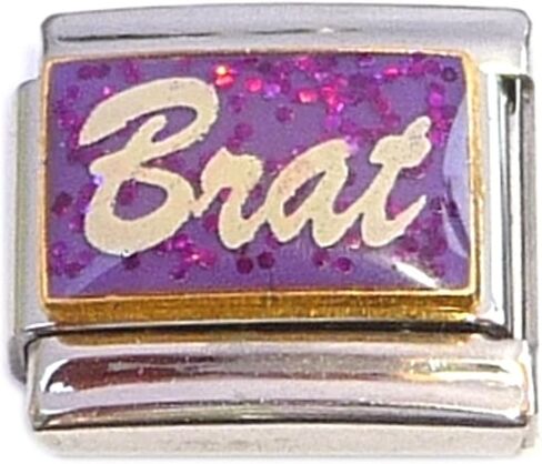 NewCharms Brat Purple Italian Charm in Saudi Arabia