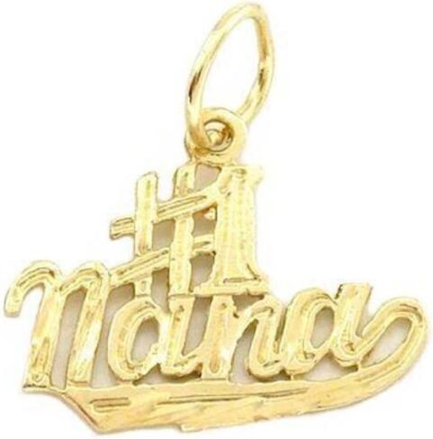 FindingKing #1 Nana Charm قطع ألماس ذهب عيار 14 قيراط 12 ملم in Saudi Arabia