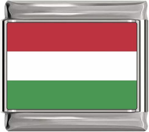 NewCharms Hungary Flag Italian Charm in Saudi Arabia