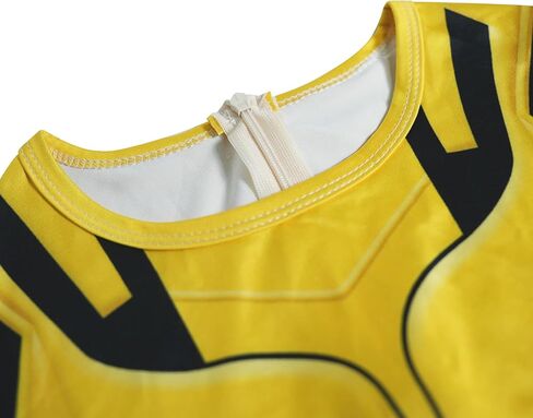 Boys Hero Costume Halloween Cosplay Kids Yellow Spandex Bodysuit with Mask Claws in Saudi Arabia