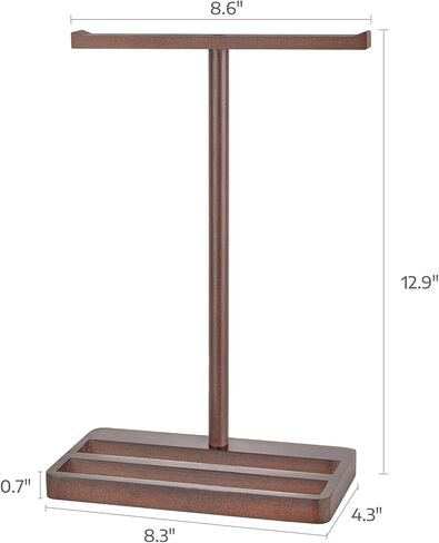 Mkono Wooden Baseball Drip Necklace Organizer Holder, Championship Ring Display Holder, Softball Ring Holder Baseball Gifts for Boy Team Player Men Home Bedroom Decor in Saudi Arabia