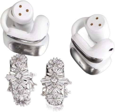 Clip On Earbuds Earrings for Bose Headphone - No Earbuds, Earring Headphones for Women, Accessory Jewelry for Bose Earphone in Saudi Arabia