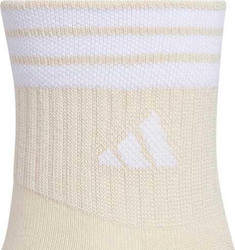 adidas womens Women's Cushioned 3-stripe 4.0 3-pack High Quarter in Kuwait