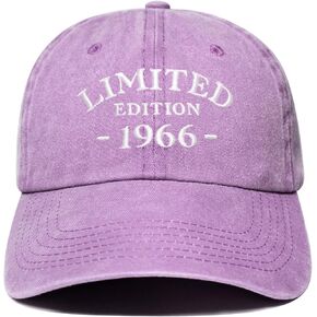 60th Birthday Gifts for Men Women, 60 Year Old Gifts Ideas, Adjustable Washed Cotton Embroidered Baseball Cap in Kuwait