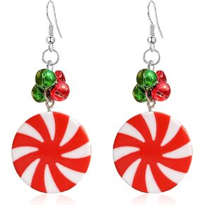 عيد الميلاد موضوع الأقراط الاكريليك لطيف سانتا كلوز الزنجبيل الرنة عيد الميلاد جوارب أقراط مجوهرات عيد الميلاد هدية in Kuwait