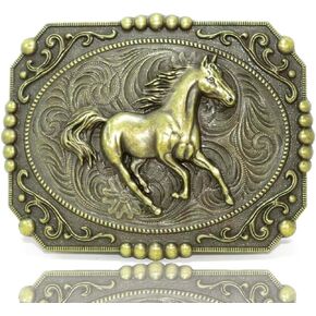 مشبك حزام مع رعاة البقر تشغيل الحصان النمط الغربي الأقنثة أنماط الملابس والاكسسوارات in Kuwait