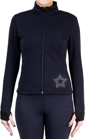 سترة NY2 SPORTSWEAR للتزلج على الجليد بولارتيك من الصوف مع أحجار الراين JR137 - مقاسات الأطفال in Saudi Arabia
