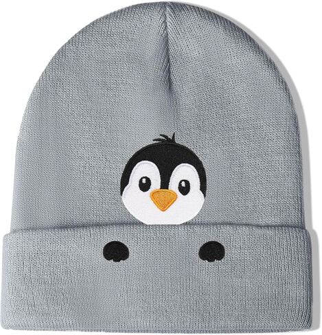 Penguin Gifts Embroidered Beanie Hat for Women Men Penguin Lovers Animal Birthday Christmas Stocking Stuffers Gifts in Saudi Arabia